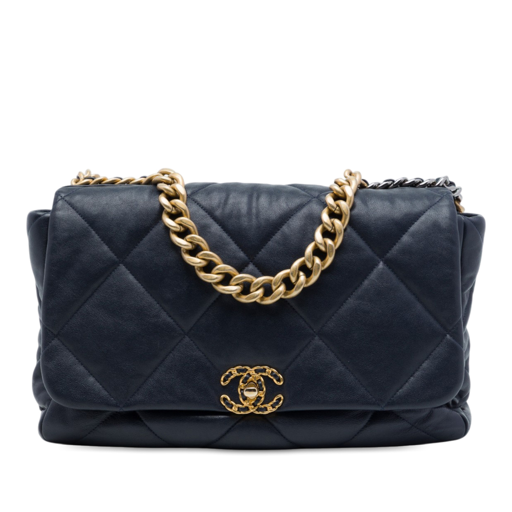 Pre-Loved Chanel Maxi Lambskin 19 Flap